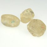 画像1: アフガニスタン古代水晶（glazed clystal ）3個セット (1)