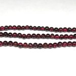 Garnet　ガーネット丸玉連　3mm