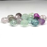 Fluorite　フローライト　カット玉　18個